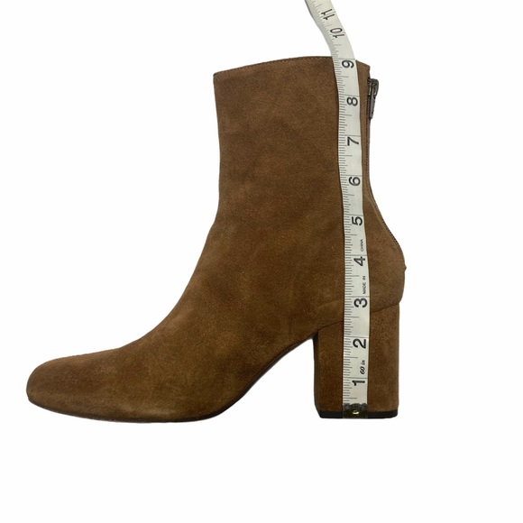 Free People | Suede Block Heel Ankle Boots Size 38 - Picture 8 of 13
